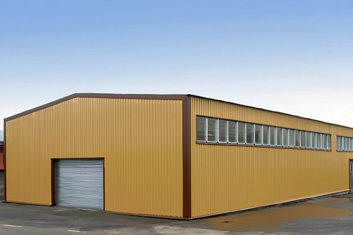 Ангар из металлоконструкций - проект 3